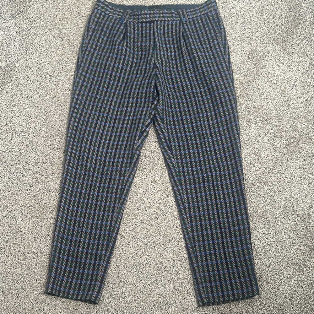 ASOS Black and Blue Plaid Dress Pants